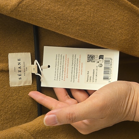 Sezane Camel Rick Coat - Picture 10 of 12